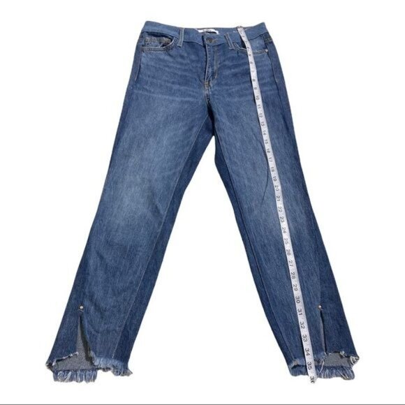 Sam Edelman The Mary Jane High Waist Straight Ankle Jeans Size 24 - Picture 9 of 11